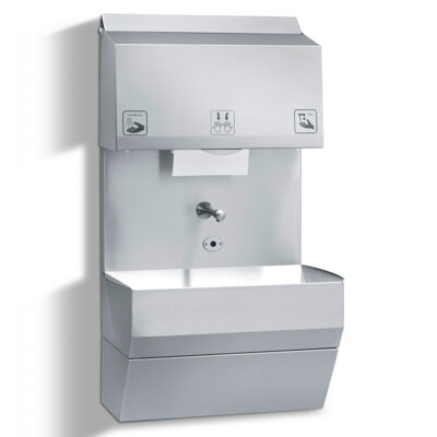 Handwaschbecken Sensor mit Handtuchspender