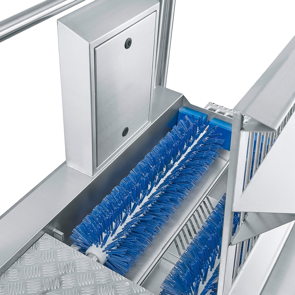 Hygieneschleuse Handdesinfektion Sohlenreinigung Schaftreinigung – Bild 2