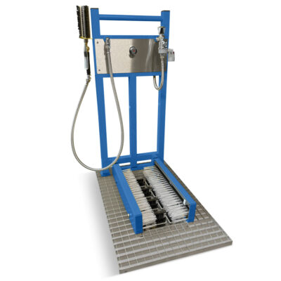 Stiefelwaschanlage Einbauversion für Sanierung