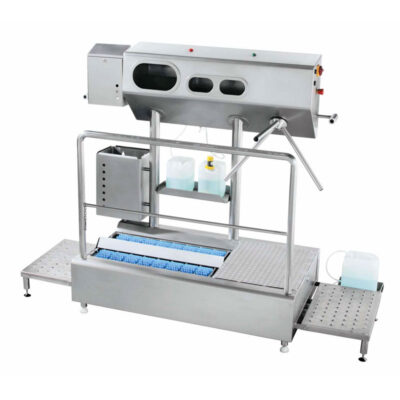 Hygieneschleuse Händewaschen Handdesinfektion Faltpapier-Spender